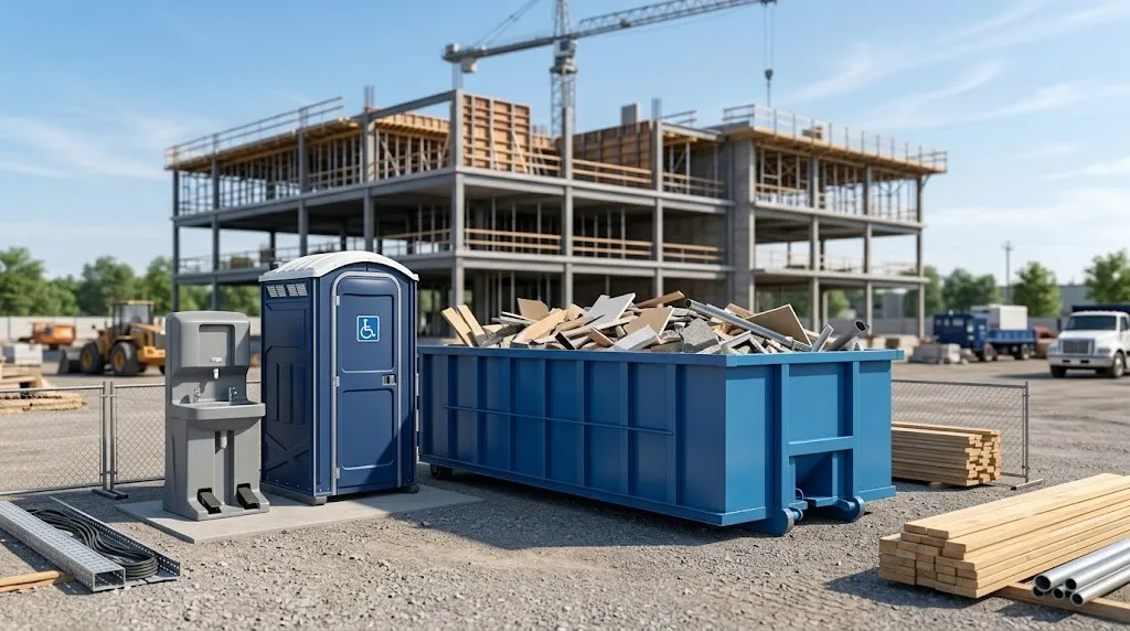 Construction Dumpster Rental in North Peoria, IL