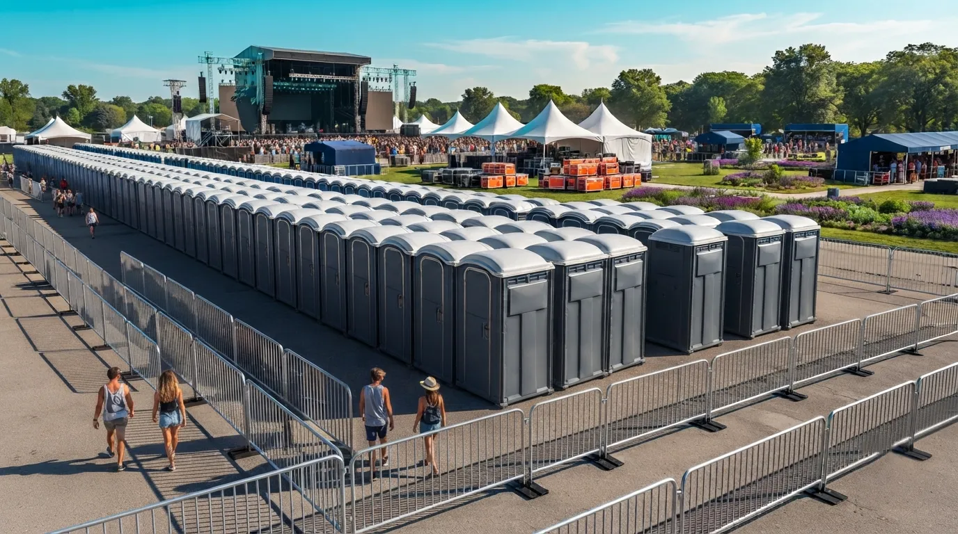 Festival Restroom Rental in North Peoria, IL