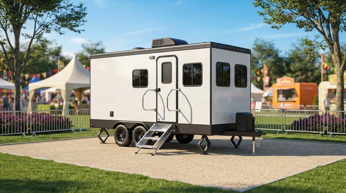 Restroom Trailer Rental Cost in North Peoria, IL